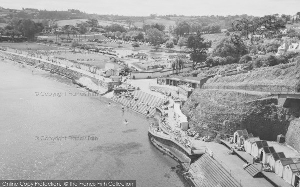 Photo of Goodrington, The Sands c.1955