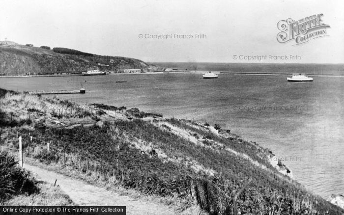 Photo of Goodwick, Pen Cw And Harbour c.1955