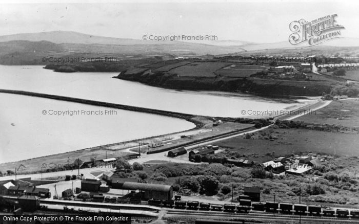 Photo of Goodwick, The Harbour And Beach c.1960