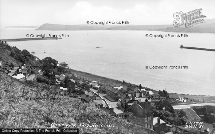 Photo of Goodwick, The Harbour c.1960