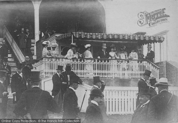 Photo of Goodwood, Grandstand, The Royal Box 1904