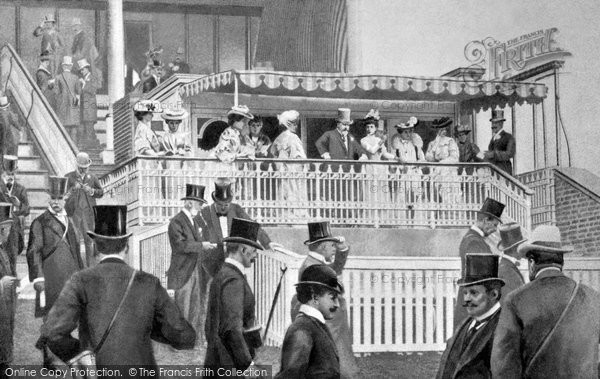Photo of Goodwood, Illustration Of The Grandstand, The Royal Box 1904