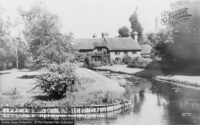 Photo of Goodworth Clatford, Green Meadows c.1965