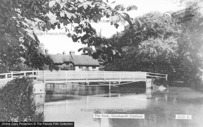 Photo of Goodworth Clatford, The Ford c.1965