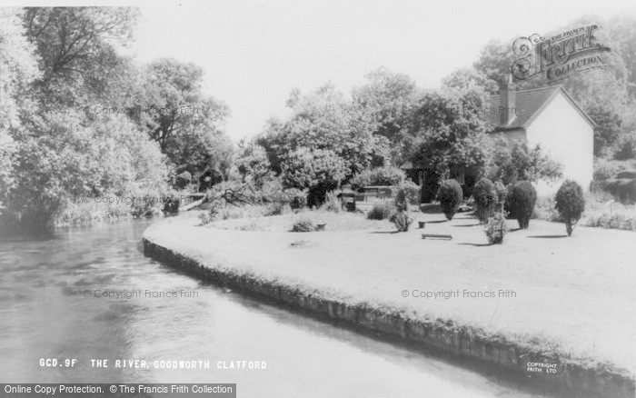 Photo of Goodworth Clatford, The River c.1965