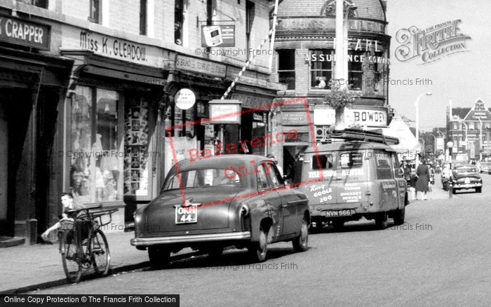 Photo of Goole, Shops In Market Centre c.1955