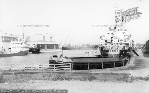 Photo of Goole, The Barge Docks c.1965