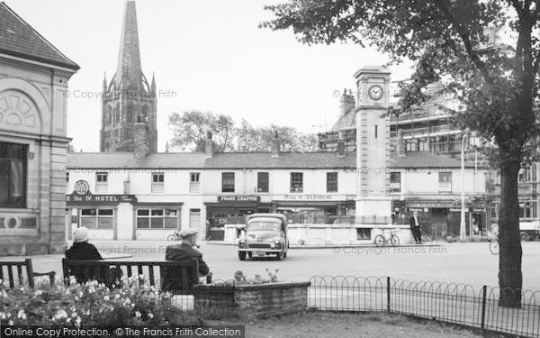 Photo of Goole, The Market Centre c.1955