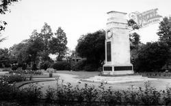The Memorial And Park c.1965, Goole