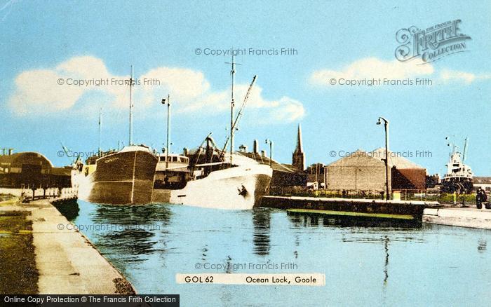 Photo of Goole, The Ocean Lock c.1965
