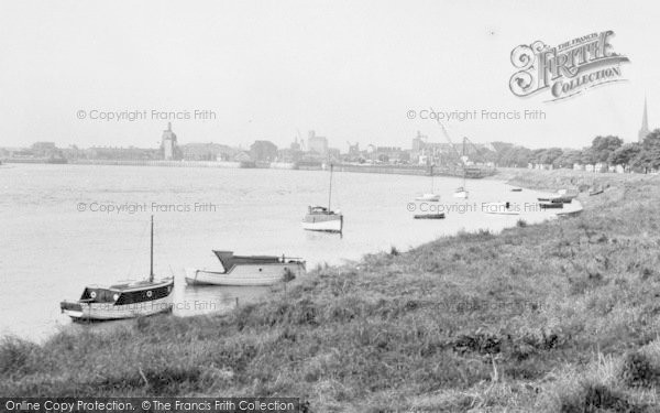 Photo of Goole, The River c.1955
