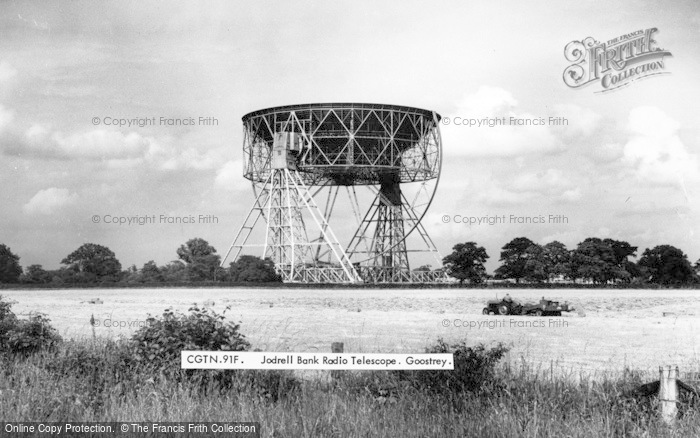 Photo of Goostrey, Jodrell Bank Radio Telescope c.1965