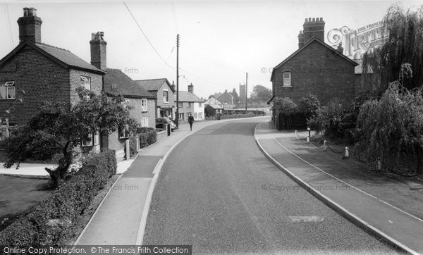 Photo of Goostrey, Main Road c.1965