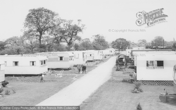 Photo of Goostrey, Mount Pleasant Caravan Park c.1965