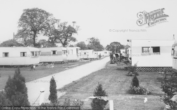Photo of Goostrey, Mount Pleasant Caravan Park c.1965
