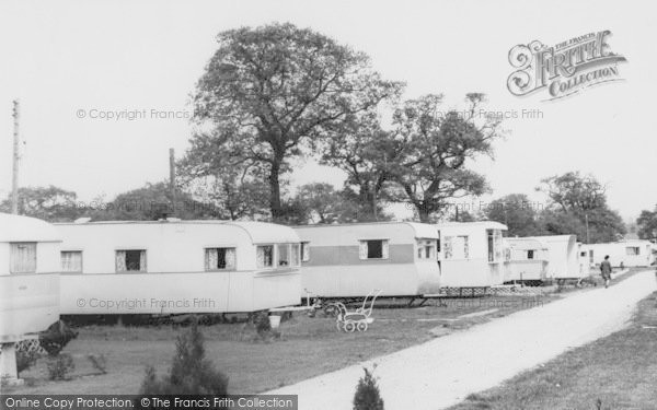 Photo of Goostrey, Mount Pleasant Caravan Park c.1965