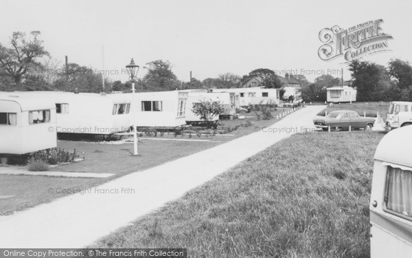 Photo of Goostrey, Mount Pleasant Caravan Park c.1965