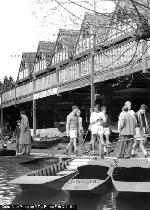Photo of Goring, Boys At The Boathouses c.1955