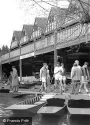 Boys At The Boathouses c.1955, Goring