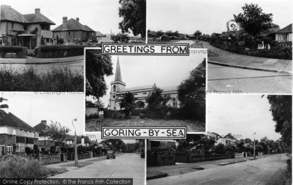 Photo of Goring By Sea, Composite c.1955