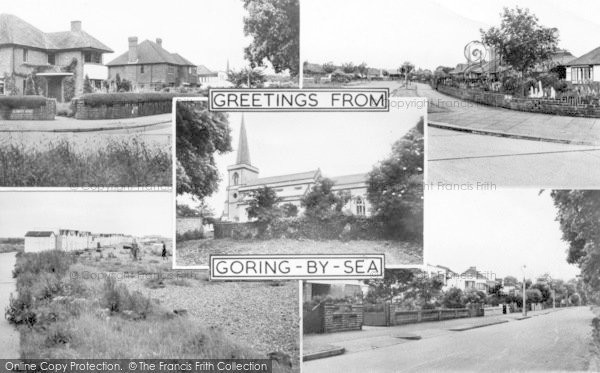 Photo of Goring By Sea, Composite c.1955