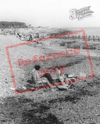 Family On The Beach c.1965, Goring-By-Sea