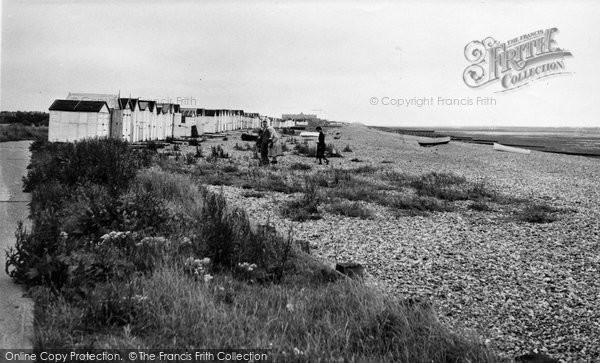 Photo of Goring By Sea, The Beach c.1955