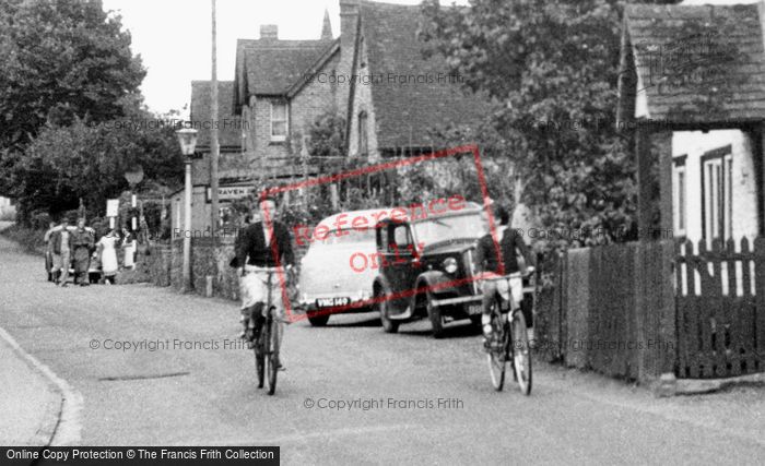 Photo of Goring, Cycling Along High Street c.1950