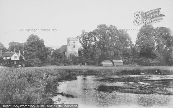 Photo of Goring, From Streatly Bridge 1890