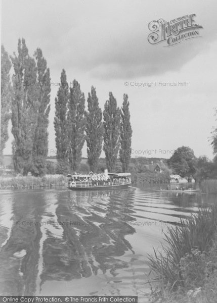 Photo of Goring, Steamer On The River Thames c.1950