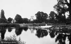 The Church From The River Thames 1896, Goring