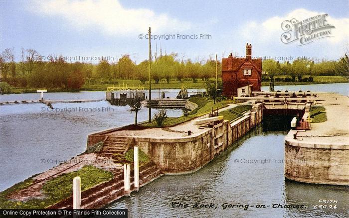 Photo of Goring, The Lock c.1955