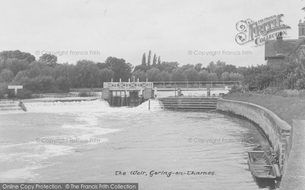 Photo of Goring, The Weir c.1950