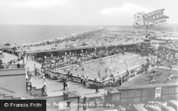 Gorleston, Beach And Swimming Pool c.1950, Gorleston-on-Sea