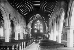 Gorleston, Church Interior 1903, Gorleston-on-Sea