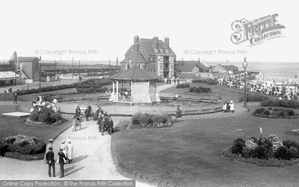 Photo of Gorleston, The Gardens And Bandstand 1908