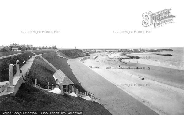 Photo of Gorleston, The Promenade And Beach 1891