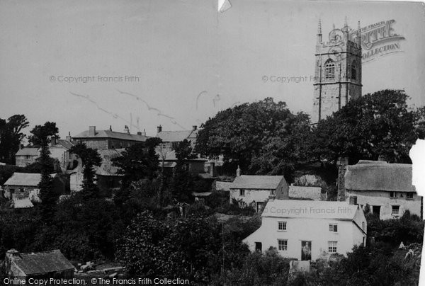 Photo of Gorran Churchtown, c.1884