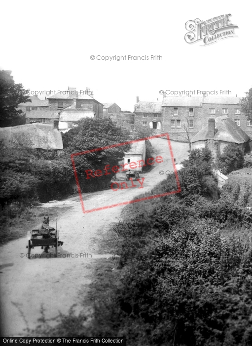 Photo of Gorran Churchtown, The Road To The Village 1890