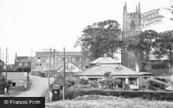 Village And Church c.1955, Gorran Churchtown