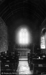 Chancel, St Just Church c.1955, Gorran Haven