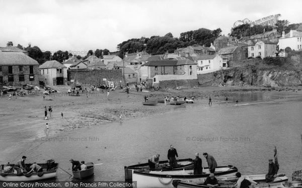 Photo of Gorran Haven, The Harbour And Beach c.1960