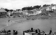 Gorran Haven, the Harbour and Beach c1960