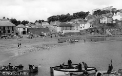 Gorran Haven, the Harbour and Beach c1960