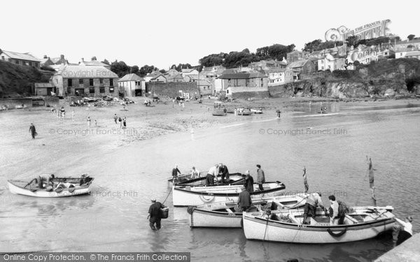 Photo of Gorran Haven, The Harbour And Beach c.1960