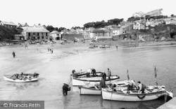 The Harbour And Beach c.1960, Gorran Haven
