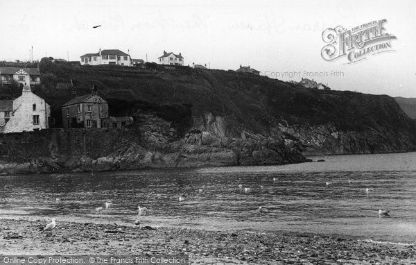 Photo of Gorran Haven, View From Beach c.1955