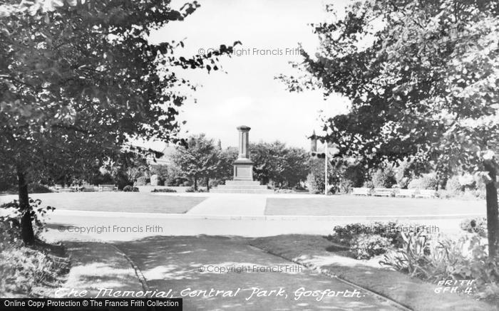 Photo of Gosforth, Memorial, Central Park c.1955