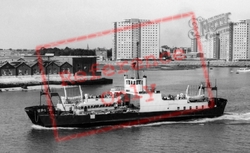 Ship, From Portsmouth c.1965, Gosport