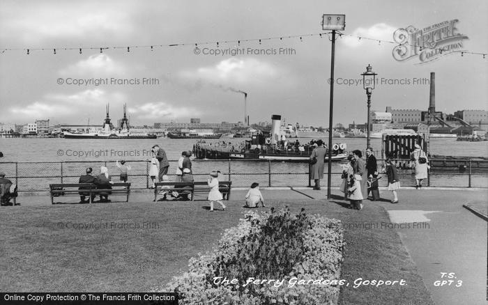 Photo of Gosport, The Ferry Gardens c.1955